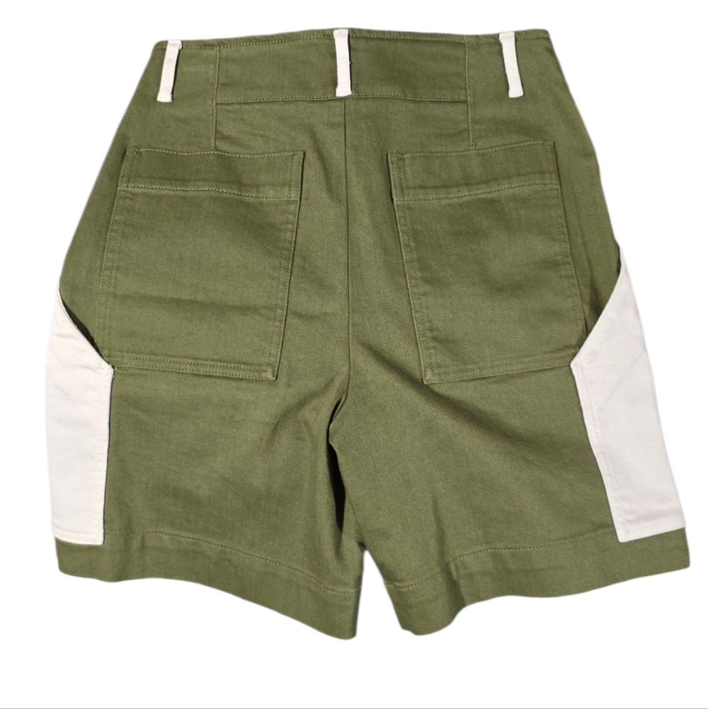 Maeve Two Tone Colorblock Utility Shorts Size 25 - Picture 5 of 6